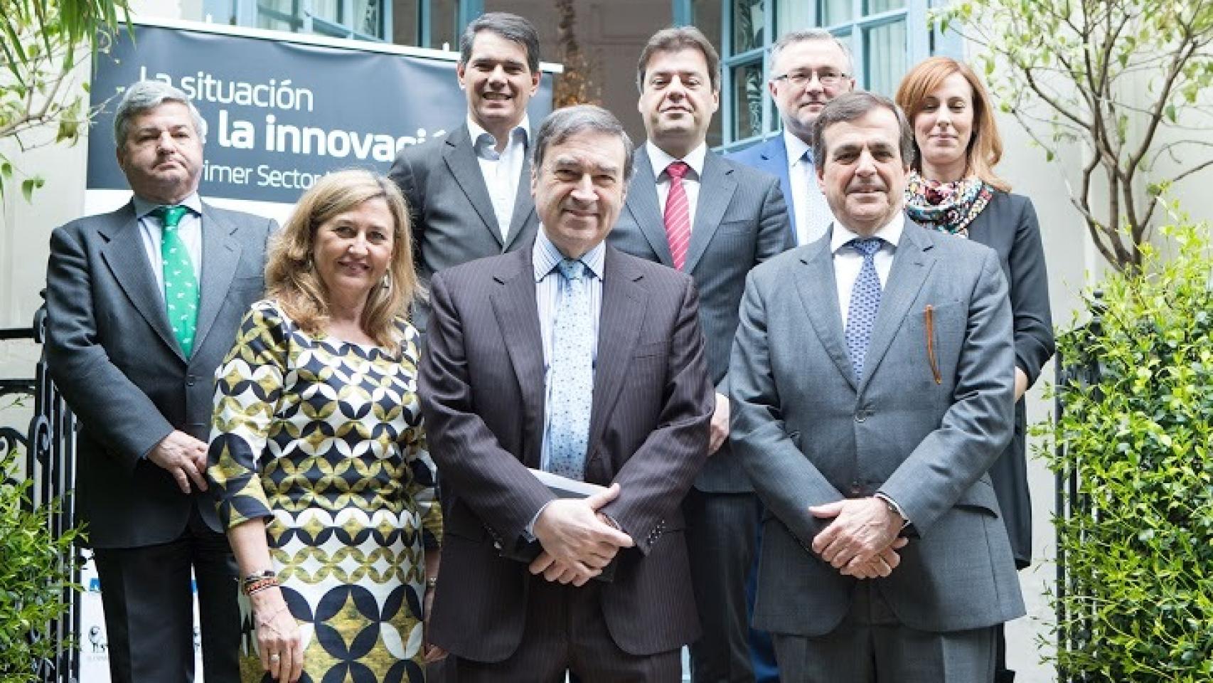 Todos los participantes en el debate organizado por Promarca y EL ESPAÑOL sobre la innovación en la distribución.