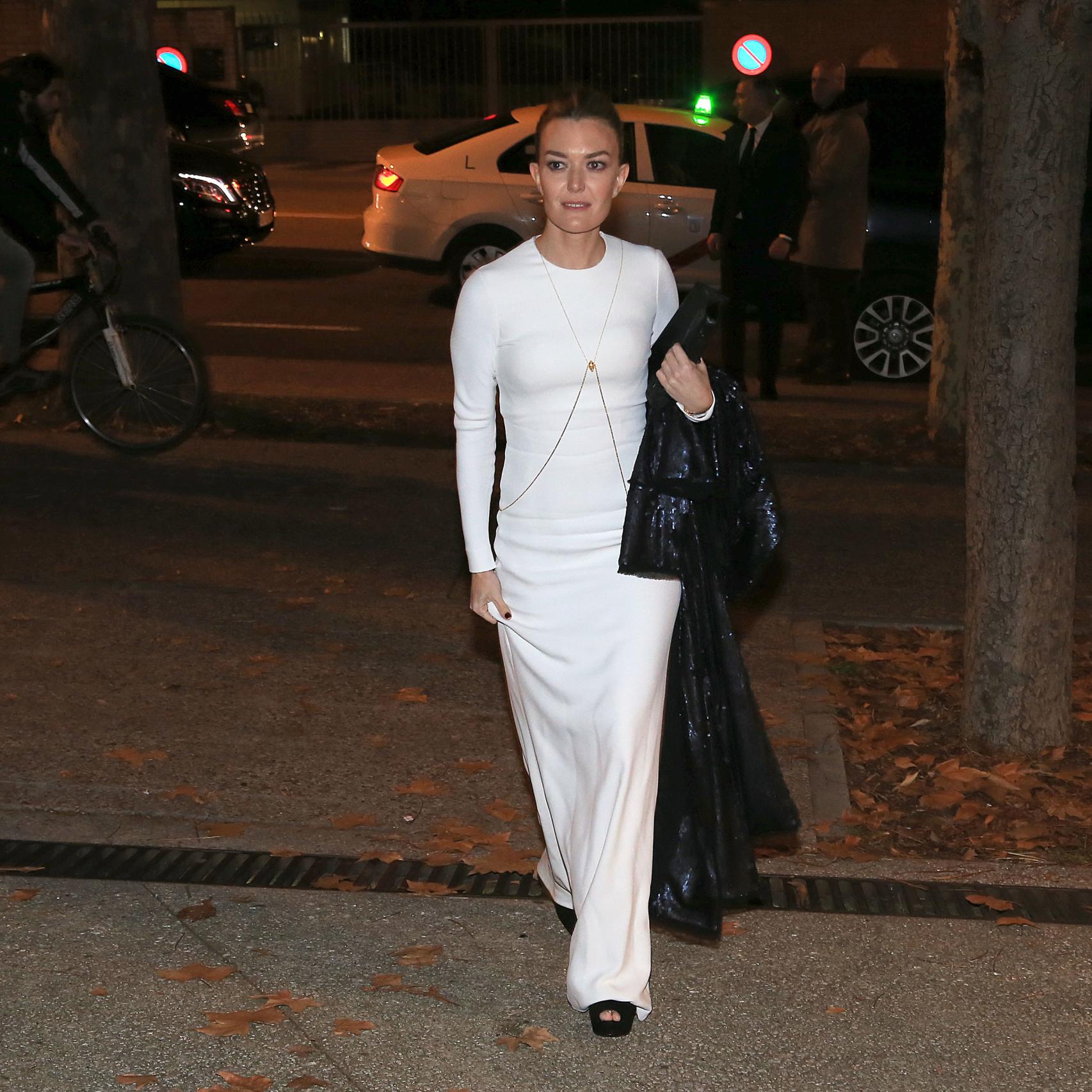 Marta Ortega a su llegada al Museo del Traje