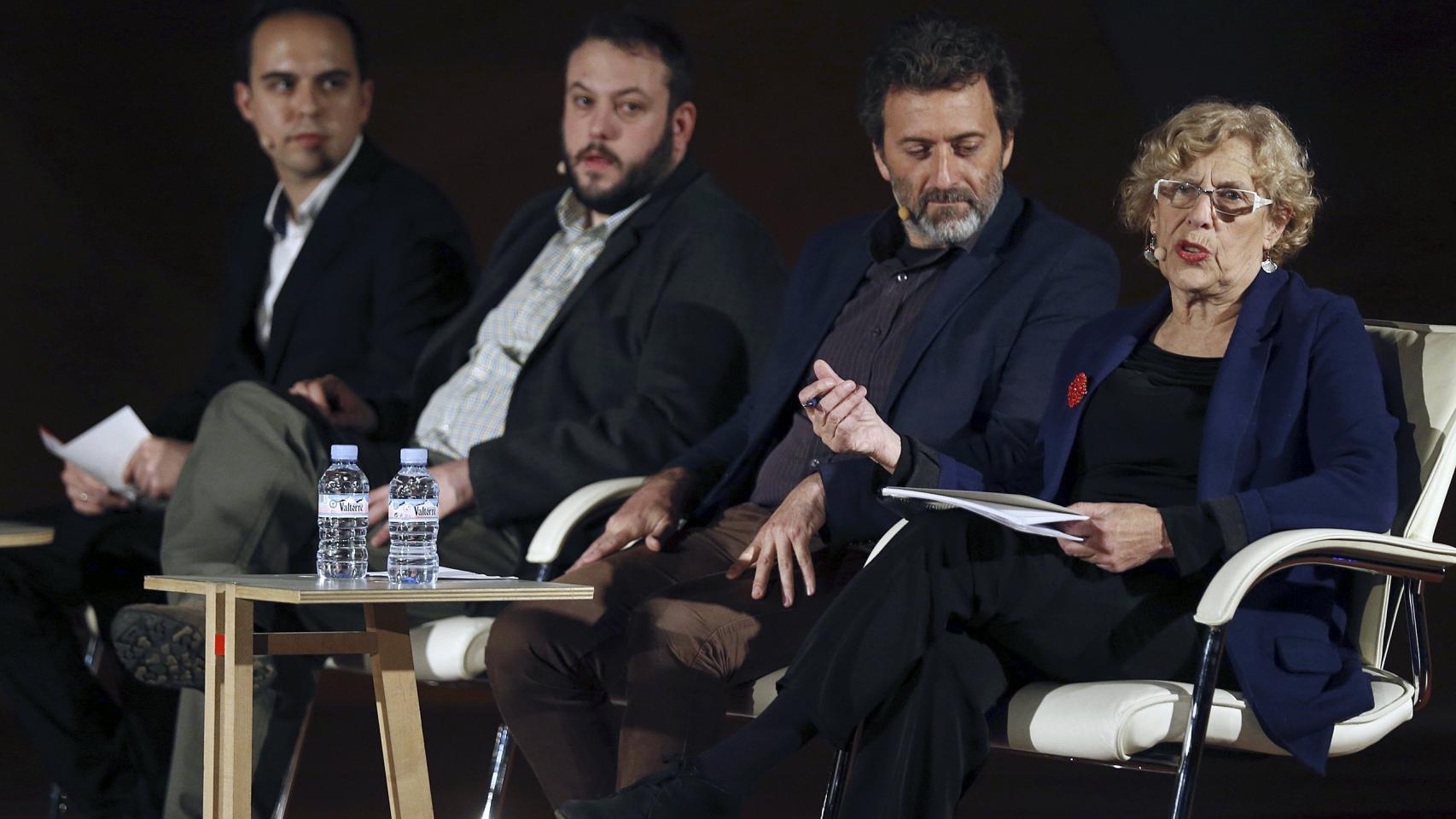 Carmena durante la presentación del proyecto.