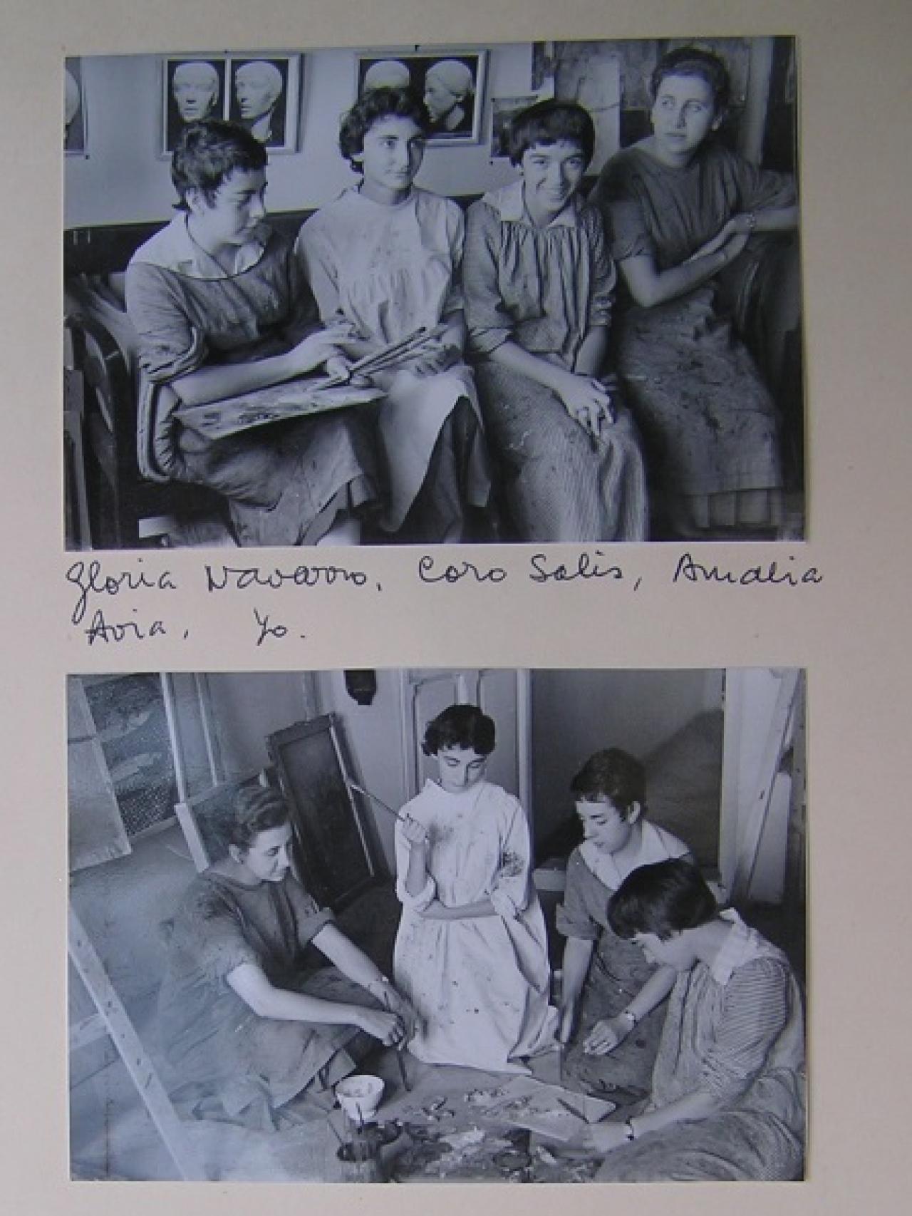 Álbum fotográfico de Esperanza Parada, sin fecha.