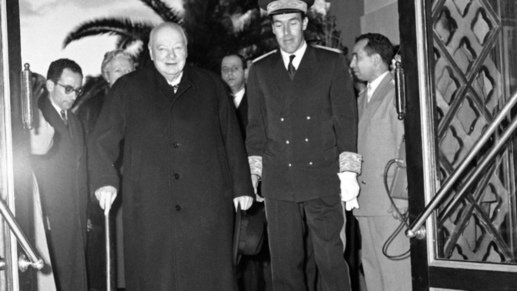 Churchill tenía su cuartel de invierno en La Maomunia