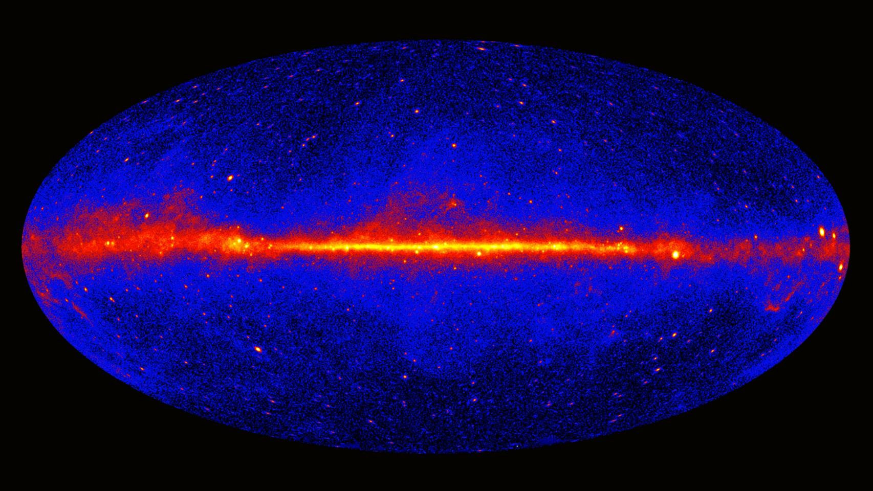 Imagen desde el FERMI