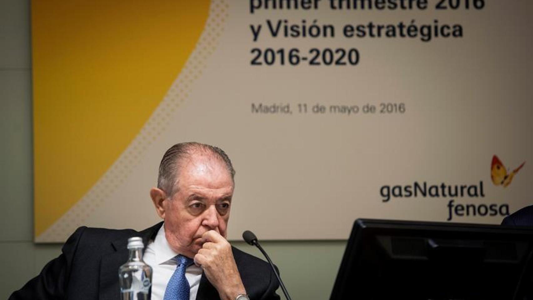 El presidente de Gas Natural Fenosa, Salvador Gabarro.