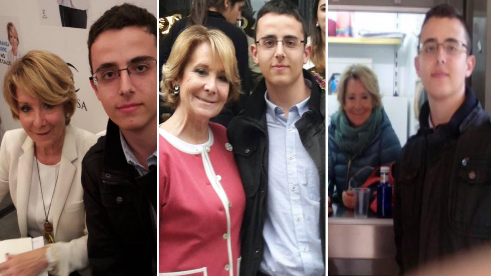 Los últimos trofeos de la colección de fotos de Iván con Aguirre.