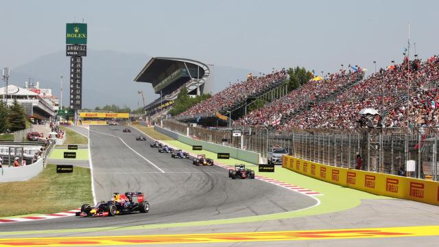 Recta de meta del Circuit de Barcelona