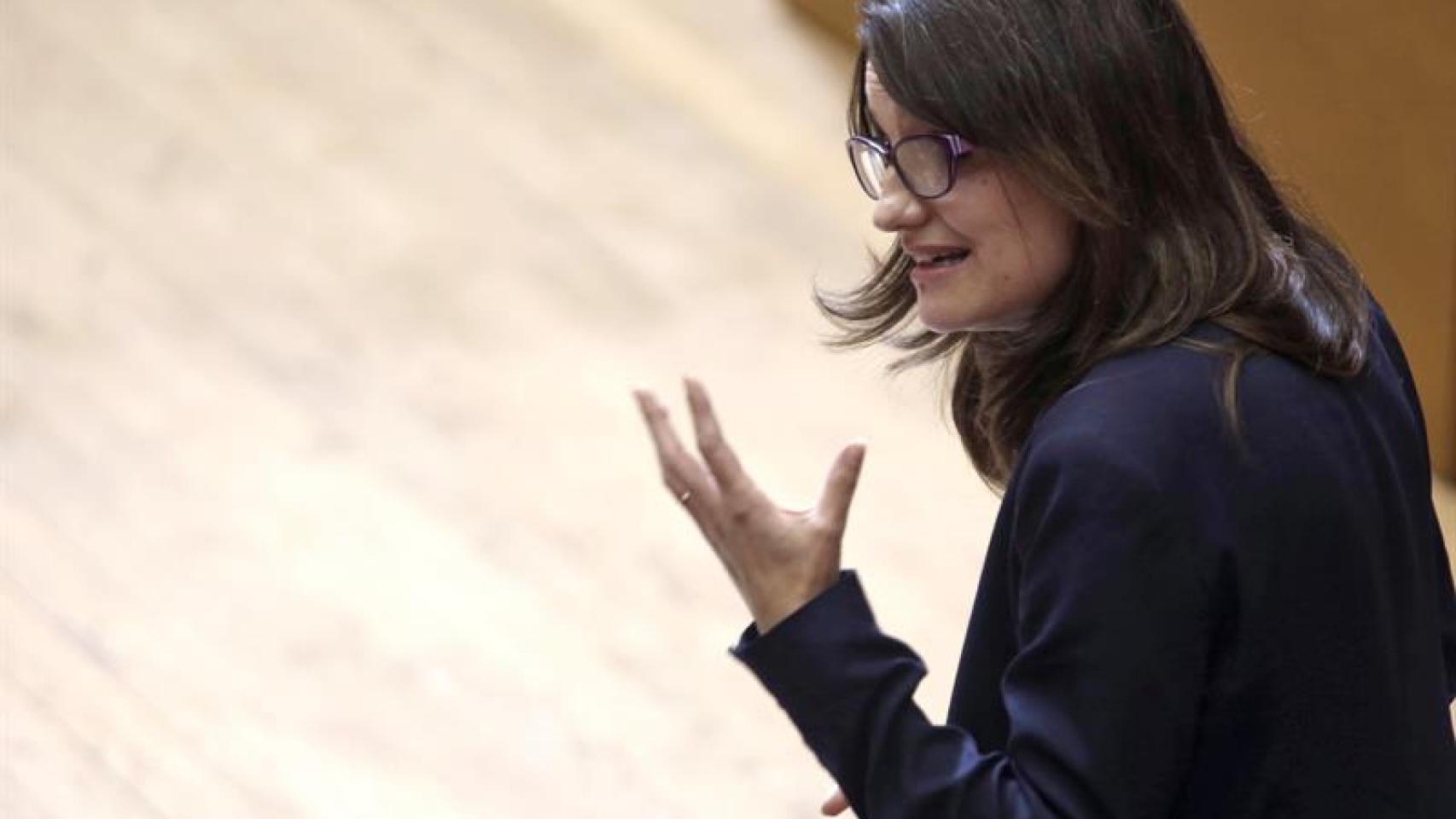 Oltra este jueves en el Parlamento valenciano