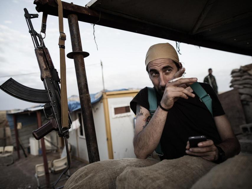 Brabo en el frente, entre trincheras y ametralladoras