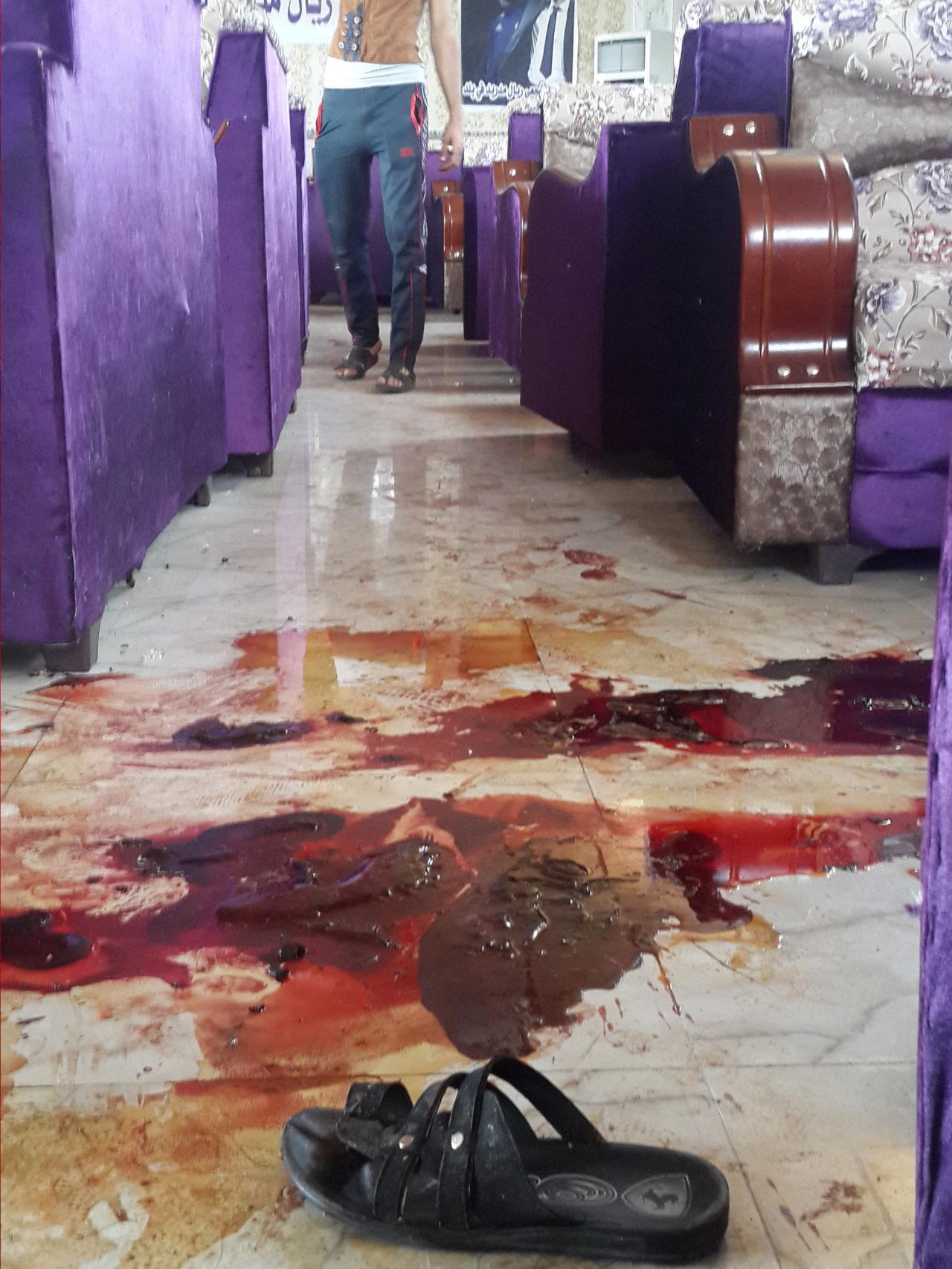 Escenario del atentado.