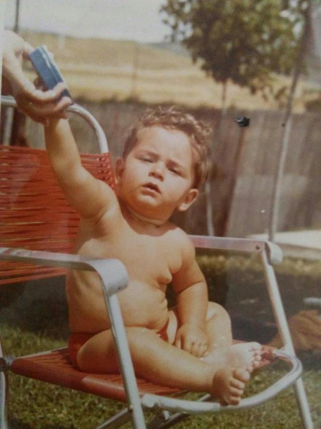 Una imagen de Willy Toledo durante su infancia.