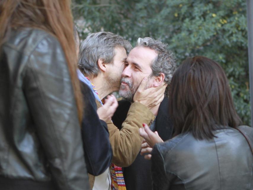 Alberto San Juan y Willy Toledo en una imagen de 2012.