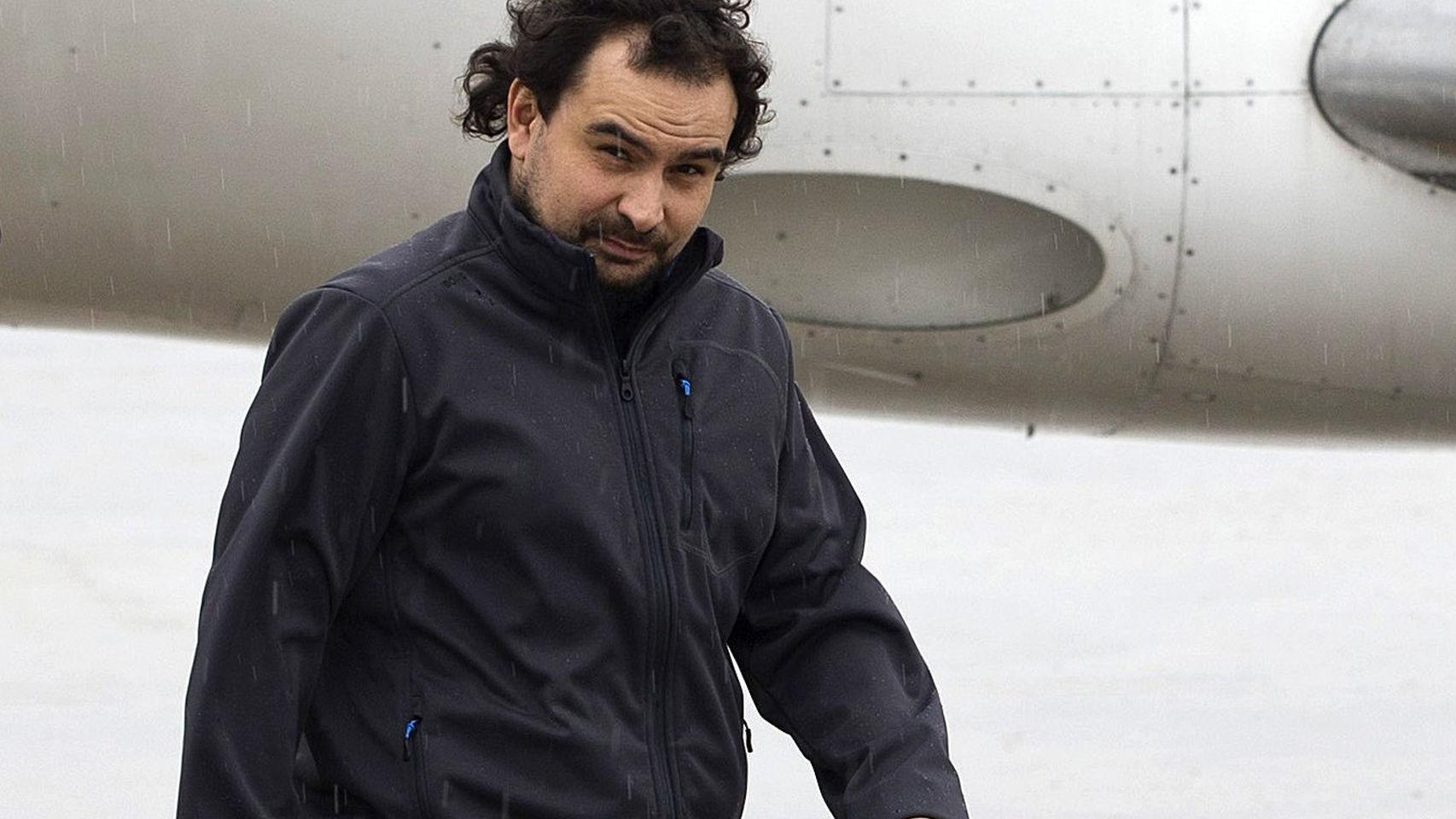 El periodista Ángel Sastre, tras su liberación