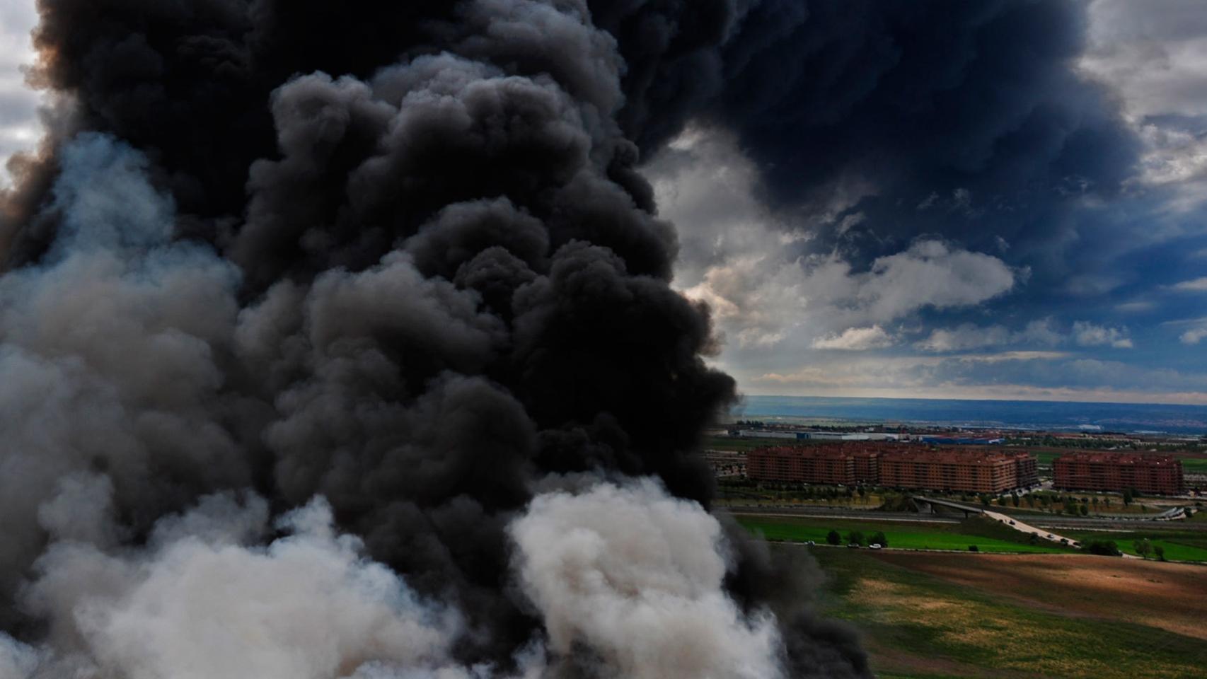 Incendio en Seseña.