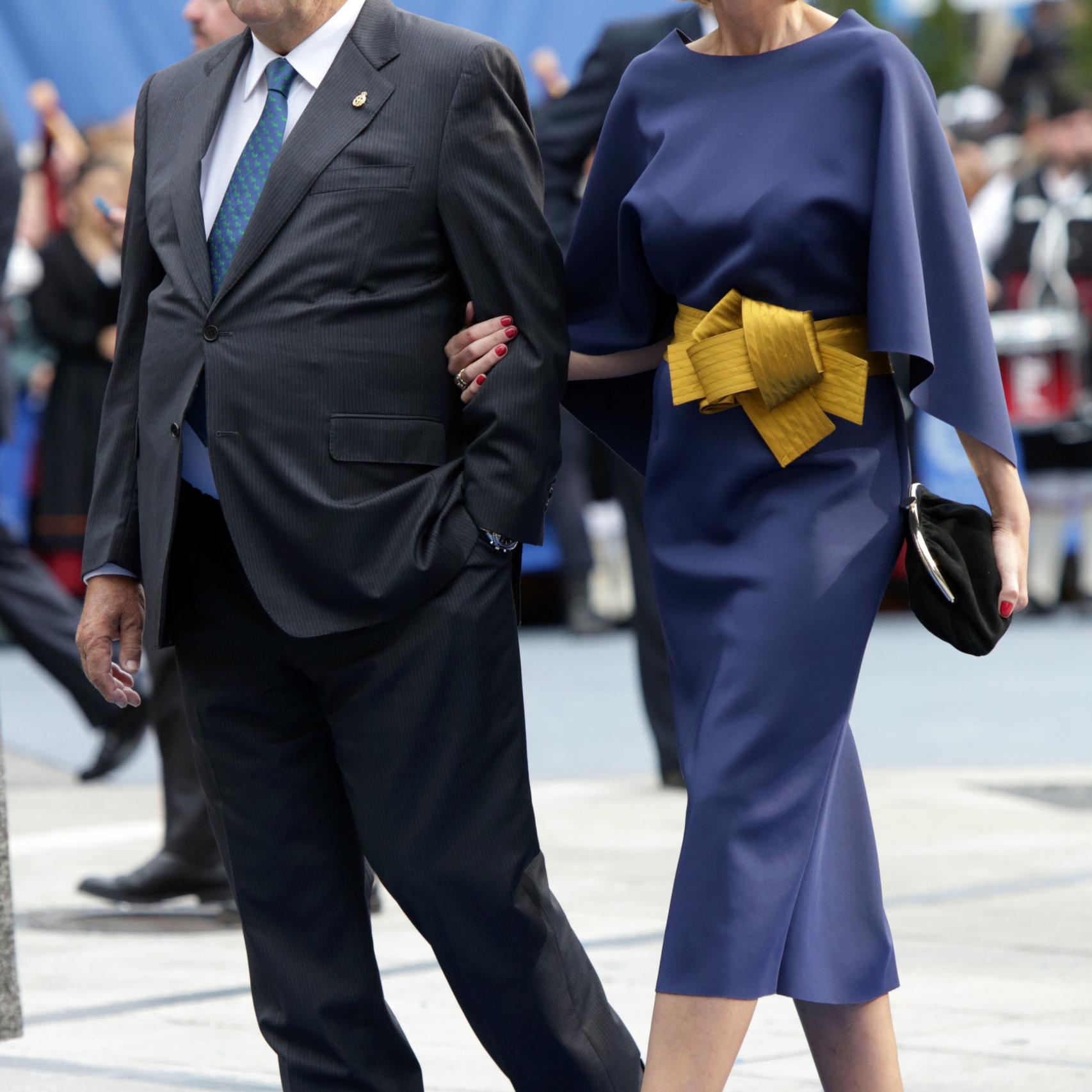 La pareja en los Premios  Píncipe de Asturias en 2015