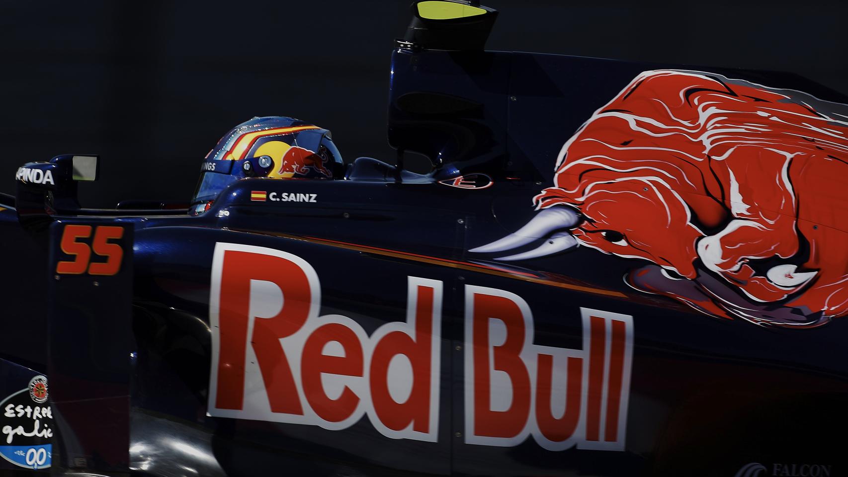 Carlos Sainz, durante los entrenamientos libres en Montmeló.