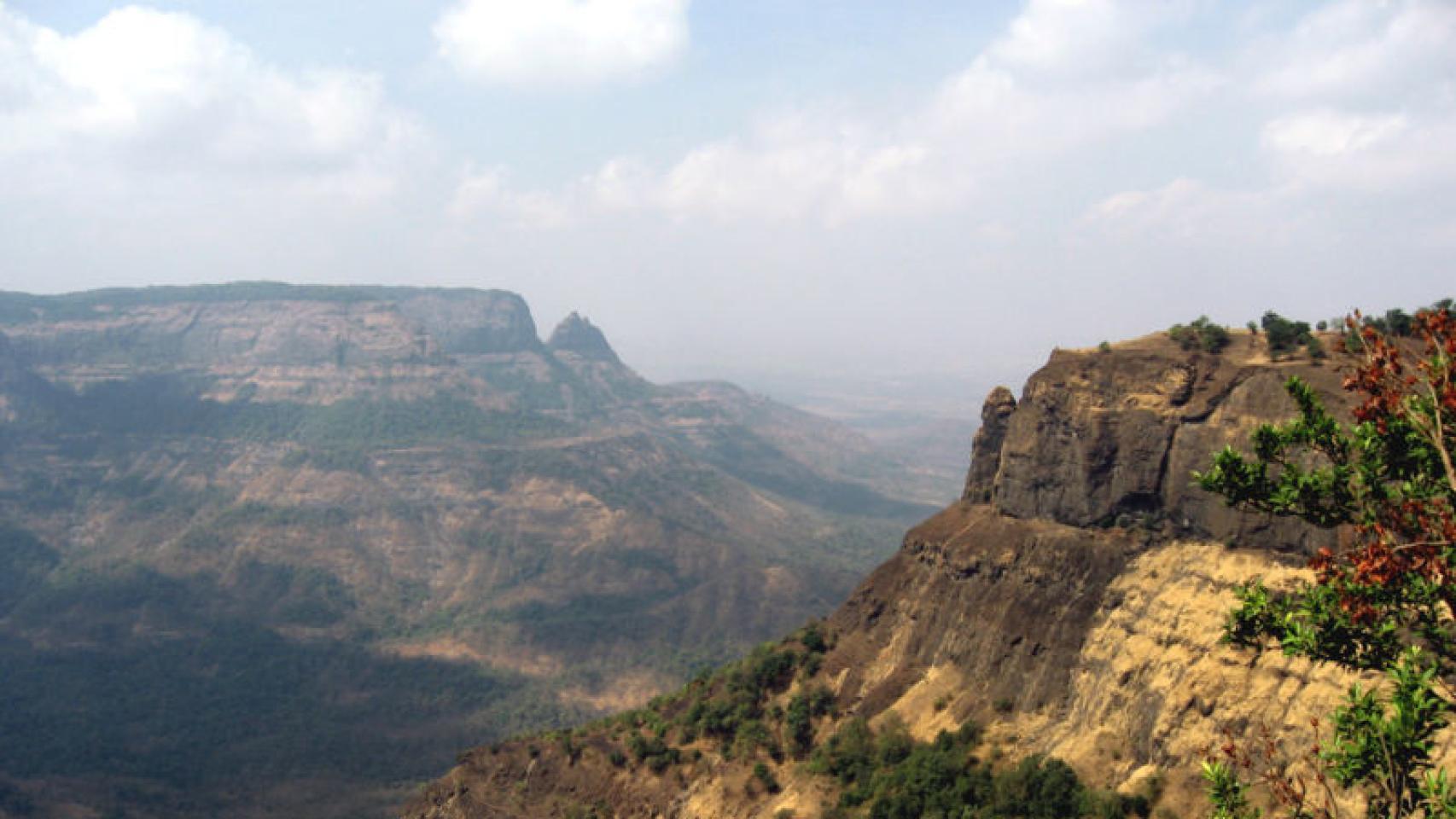 Imagen de los Traps del Decán en la India.