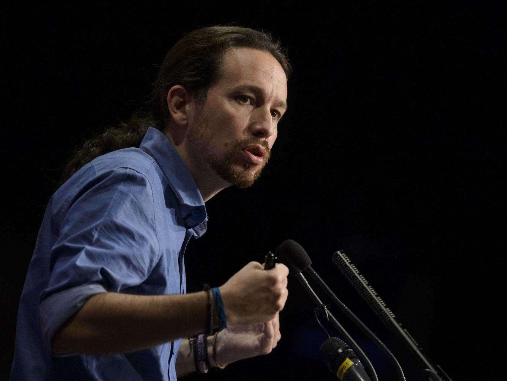 El líder de Podemos, Pablo Iglesias.