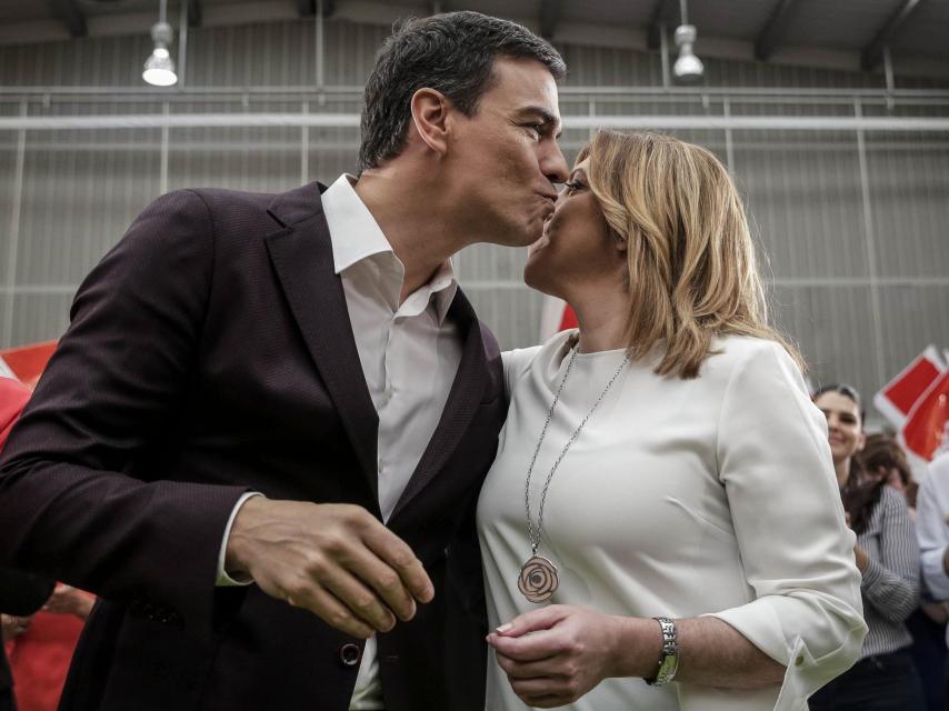 Pedro Sánchez y Susana Díaz, en una imagen de archivo.
