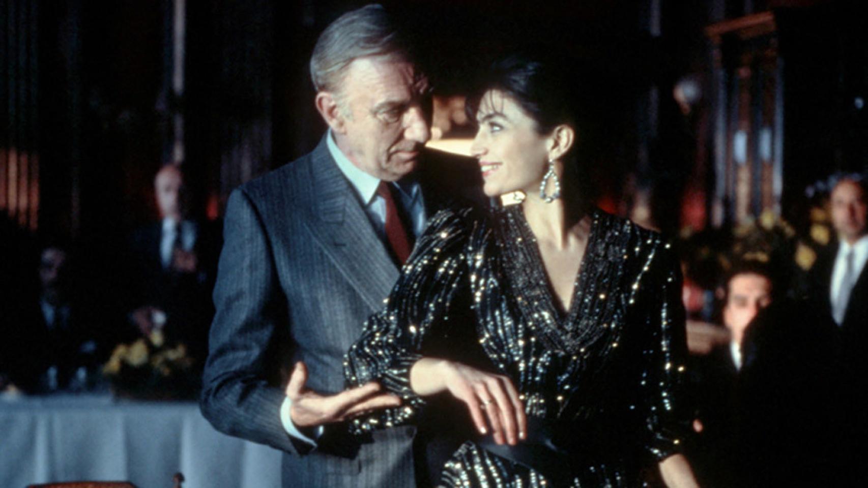 Fernando Fernán - Gómez y Ángela Molina en La mitad del cielo