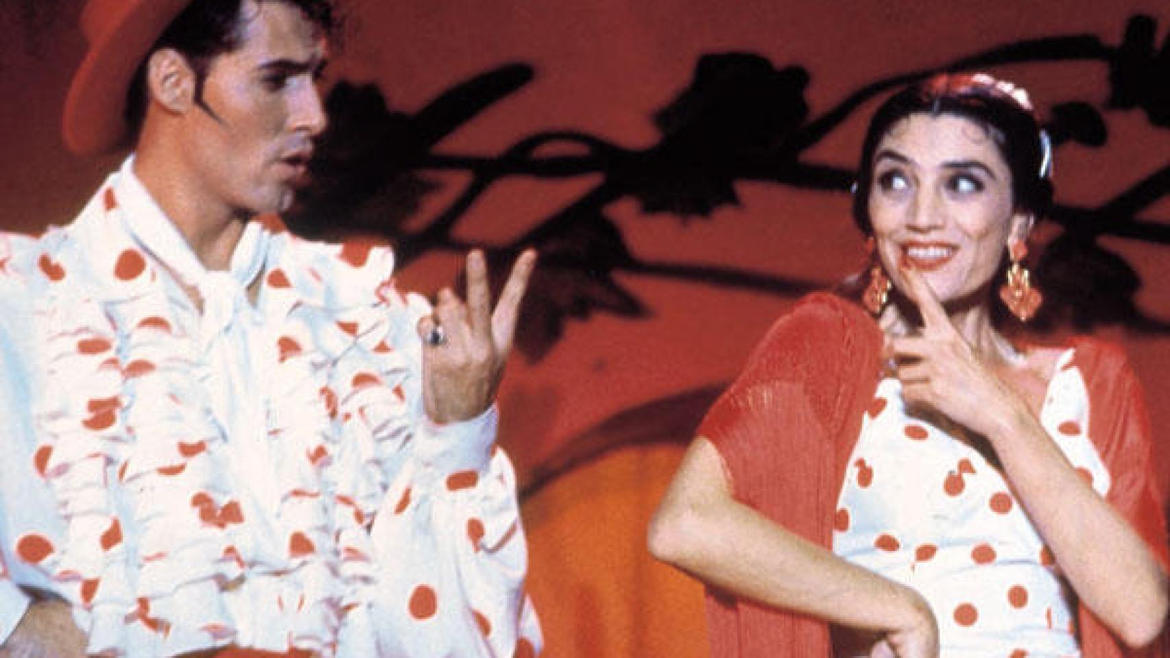 Manuel Bandera y Ángela Molina en Las cosas del querer