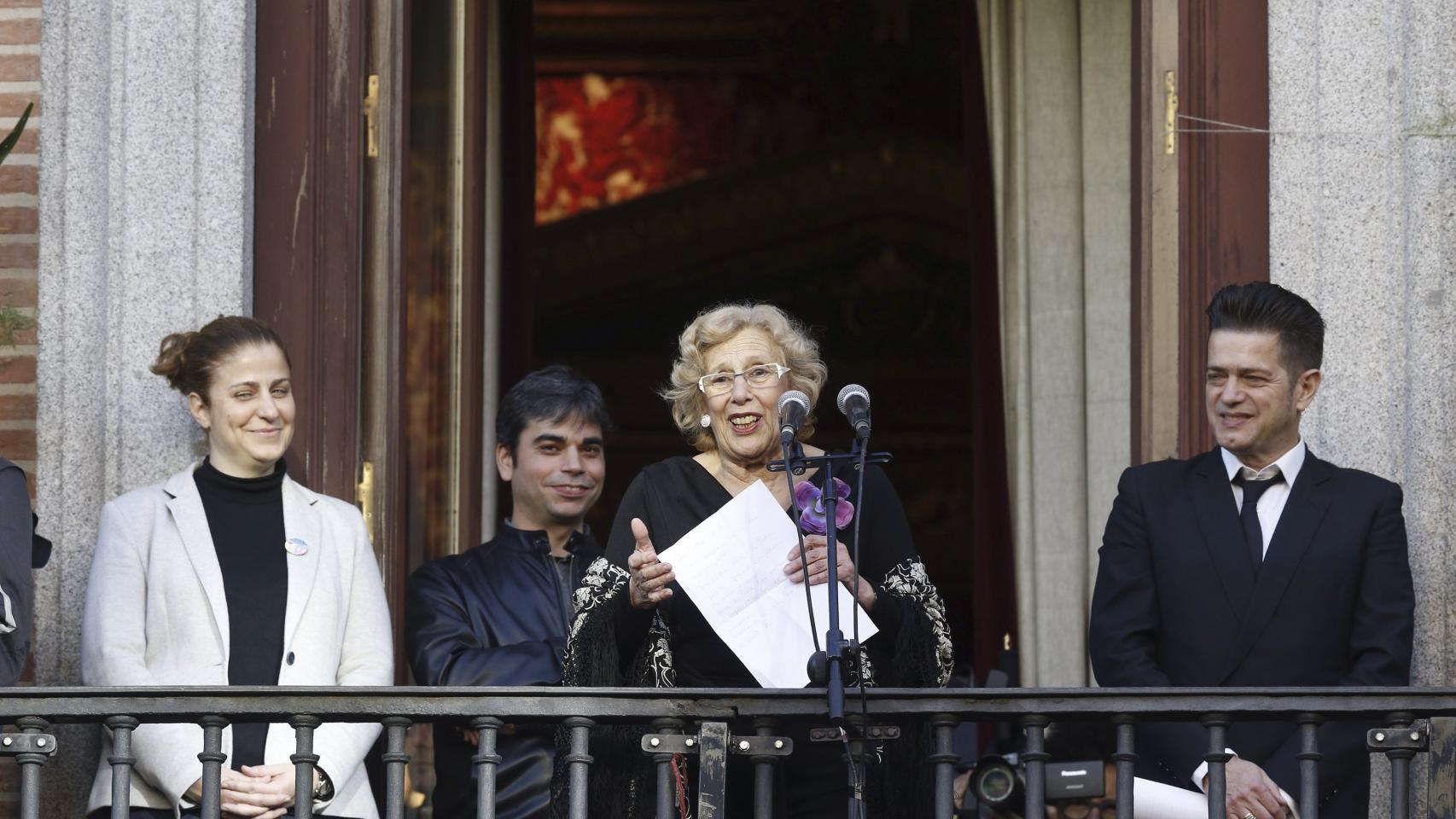 Carmena en el pregón de San Isidro.