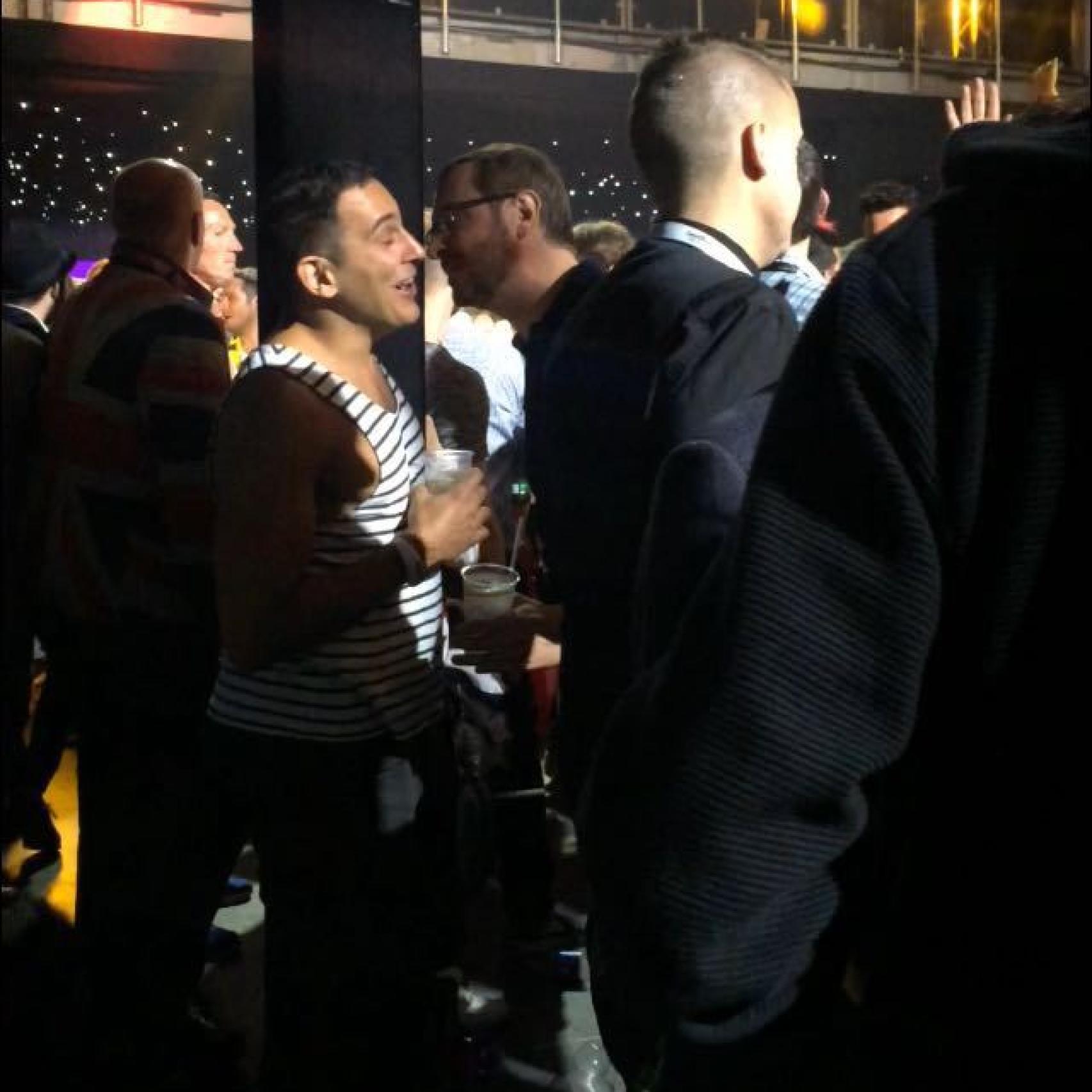 Maroto se lo pasó en grande como un eurofan más