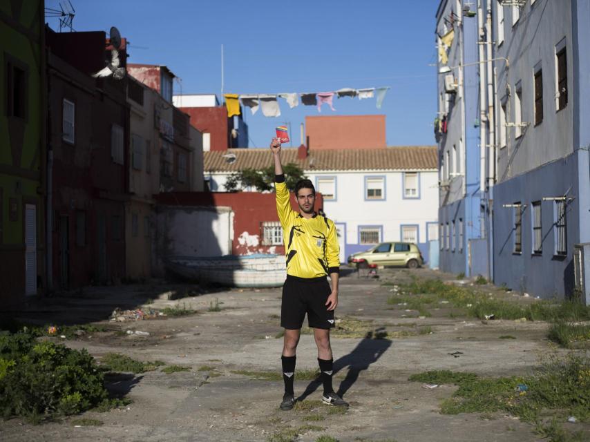 Tomillero en el barrio lienense de San Bernardo.