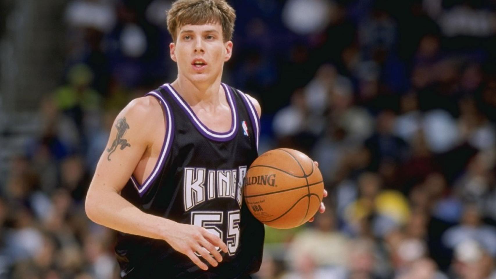 Jason Williams durante su etapa en los Sacramento Kings.