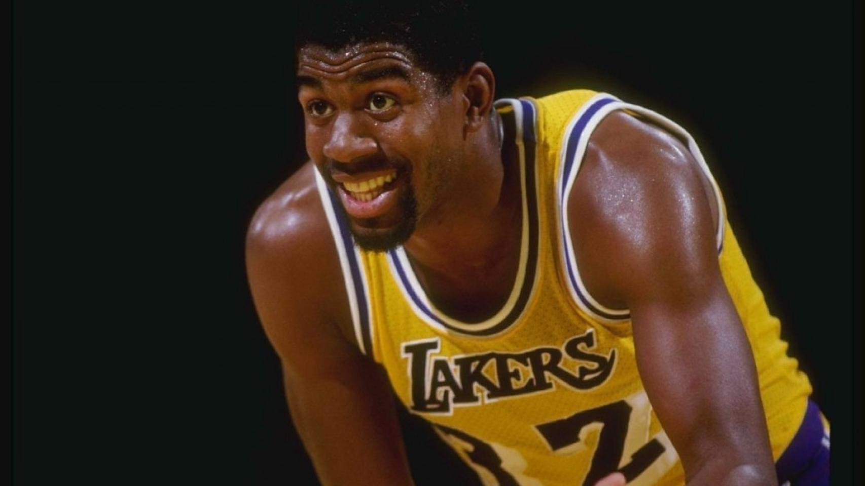 Magic Johnson, uno de los mejores jugadores de todos los tiempos.