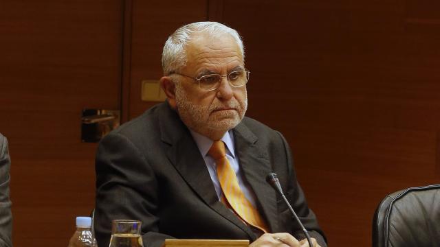 Juan Cotino durante la comisión de investigación de Les Corts