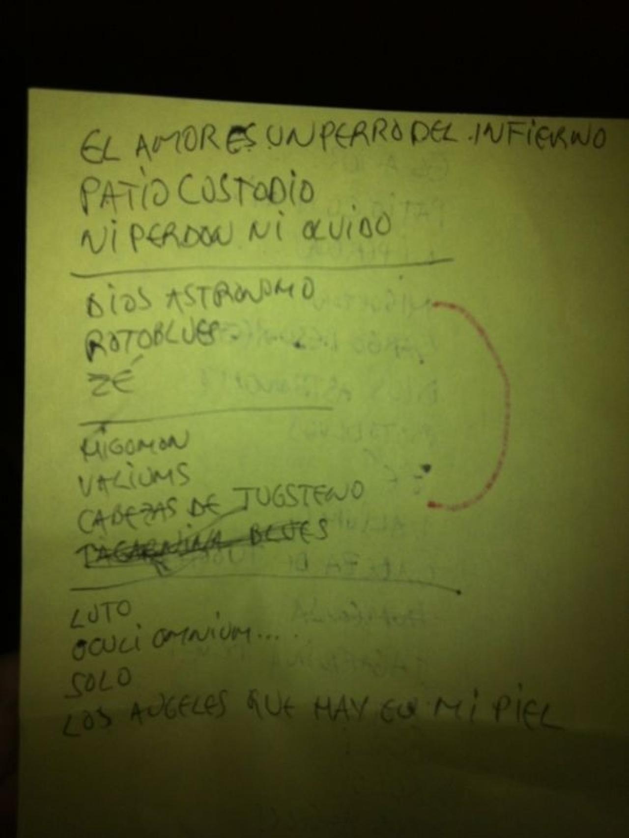 Setlist del último concierto de Viaje a 800.