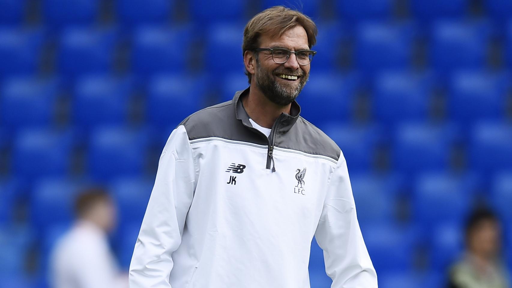 Jürgen Klopp en un entrenamiento previo a la final de la Europa League.