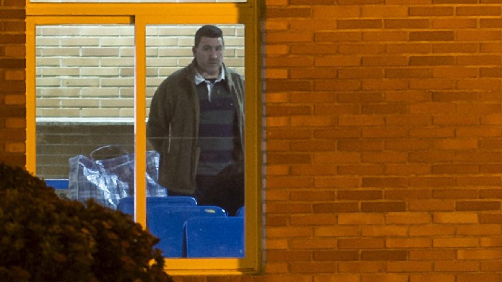 David Marjaliza, a su salida de la cárcel de Aranjuez.