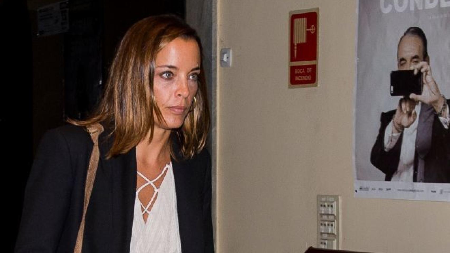 Alejandra Conde durante la presentación del documental de su padre