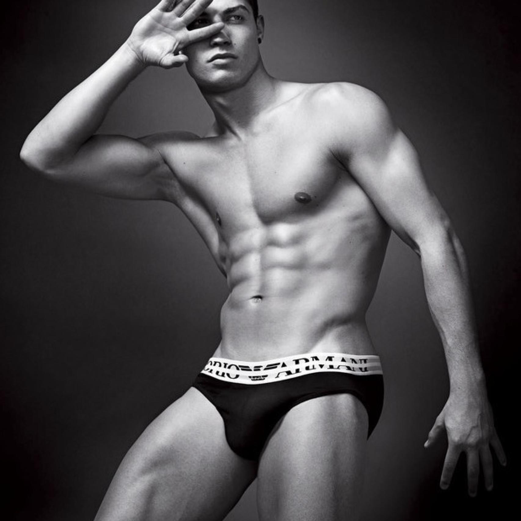 Cristiano Ronaldo en la publicidad de Armani