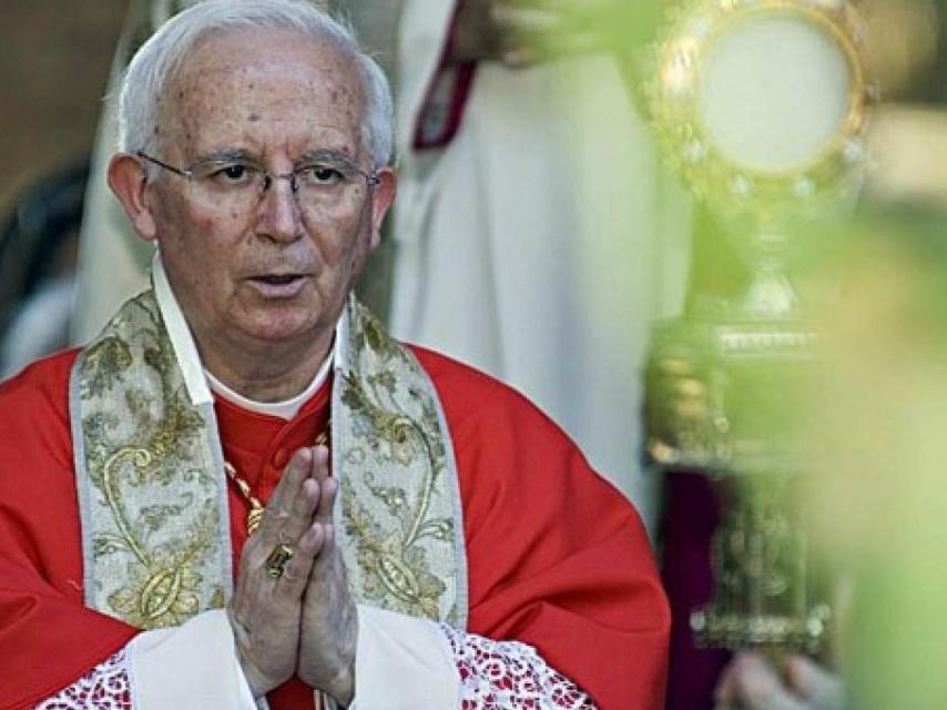 El Cardenal Arzobispo de Valencia, Antonio Cañizares.