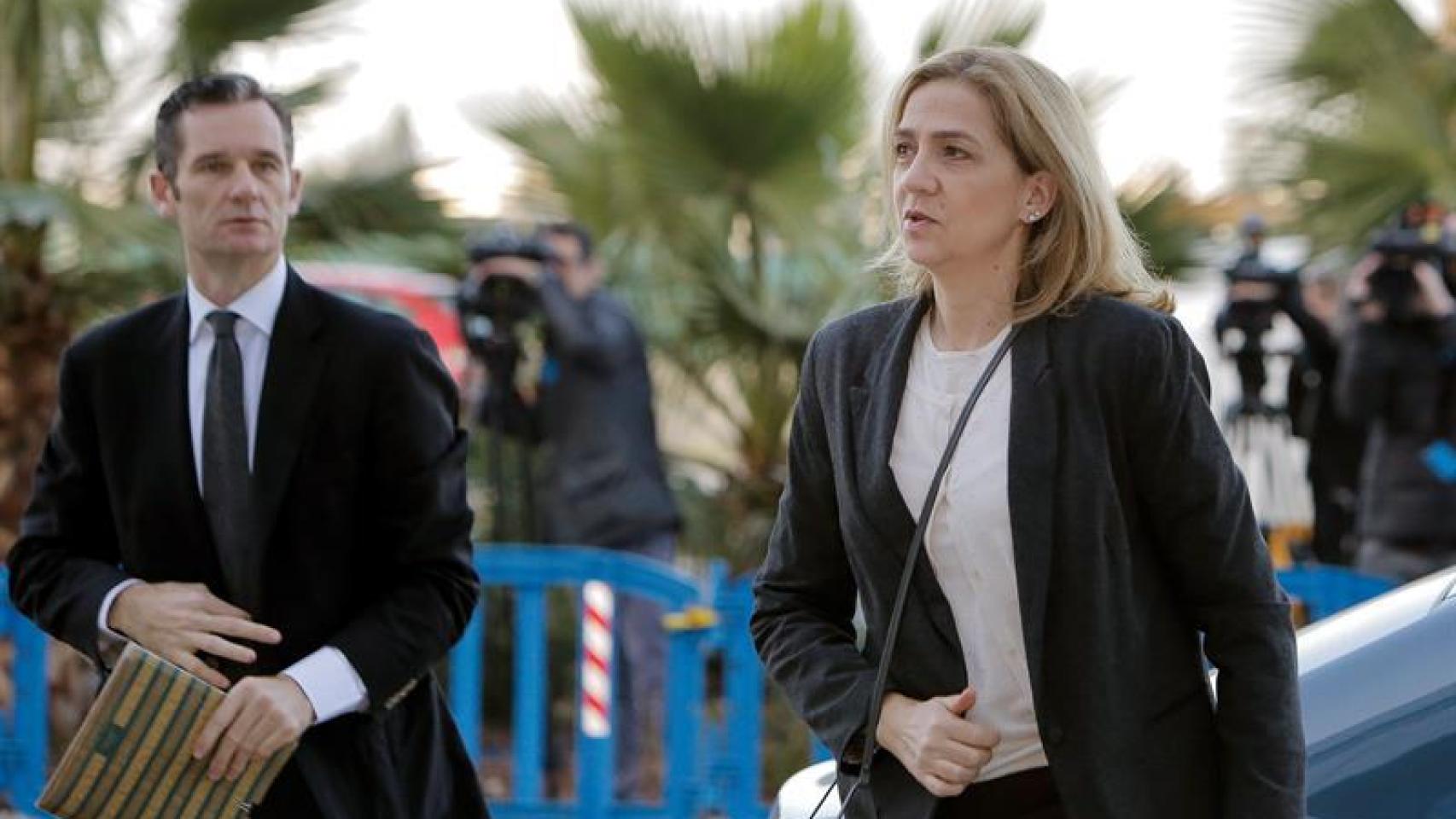 Cristina de Borbón a su llegada al juicio del caso Nóos