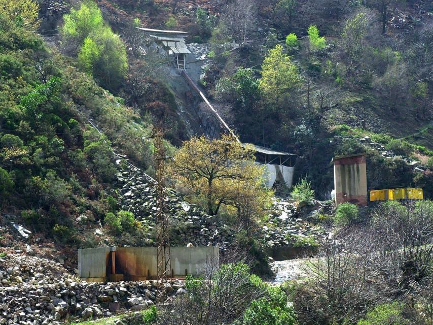 Imagen general de la mina donde trabajó hasta octubre de 2002 Suárez Trashorras.