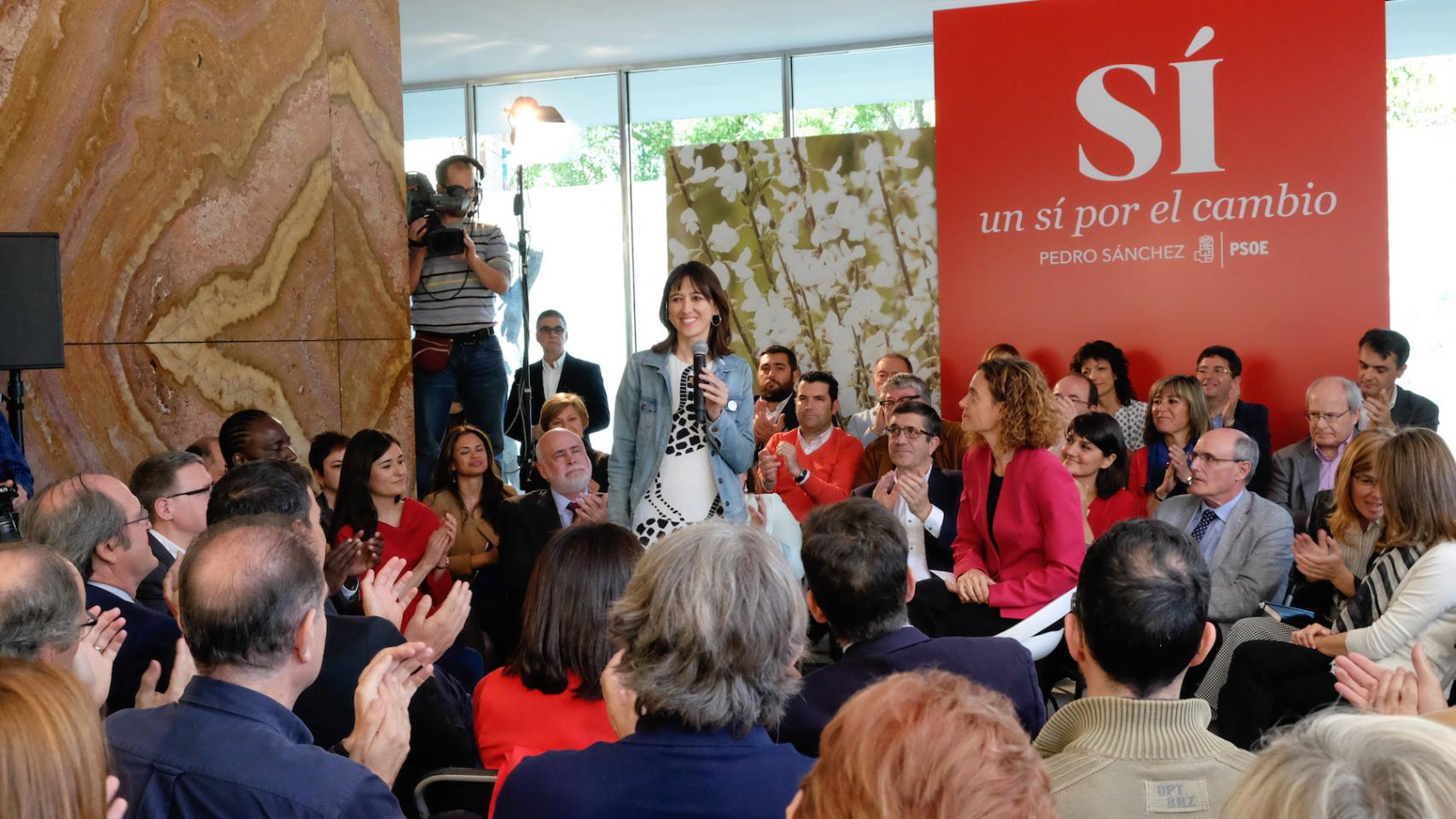 Parlón, en la presentación del Gobierno del cambio de Sánchez, el domingo pasado.