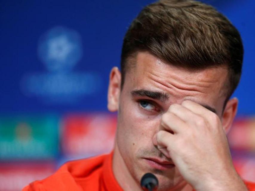 Antoine Griezmann, en el media day del Atlético de Madrid.