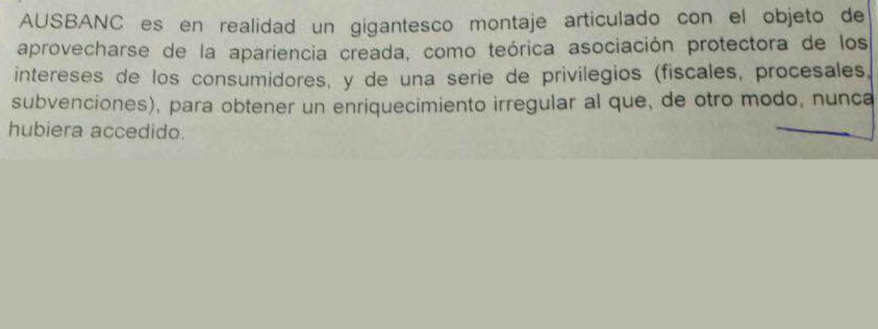 Fragmento del documento anónimo obtenido por este diario.