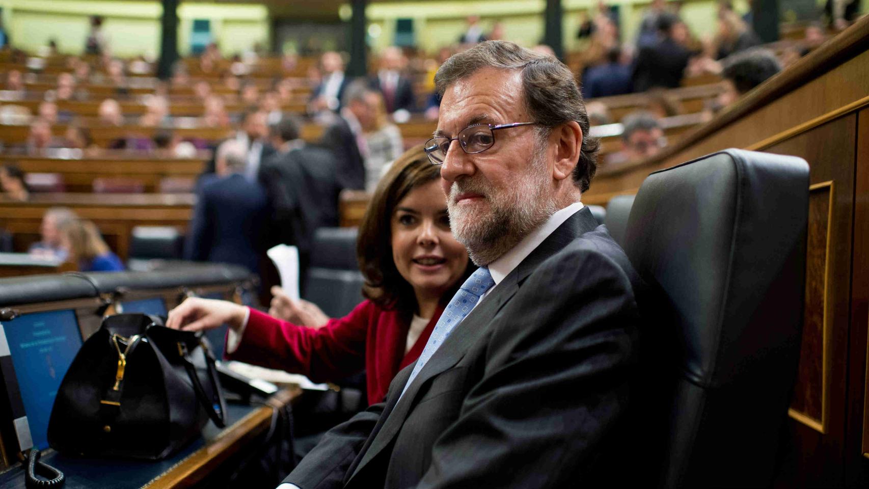 Mariano Rajoy y Soraya Sáenz de Santamaría