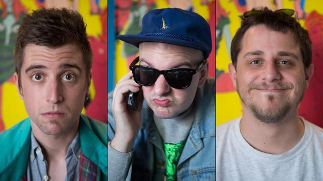 Jarri, Carlangas y Xavi, los chicos de Novedades Carminha.