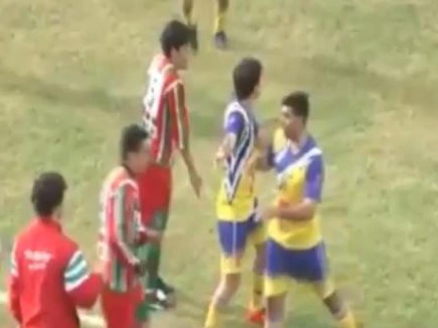 Captura de pantalla del incidente.