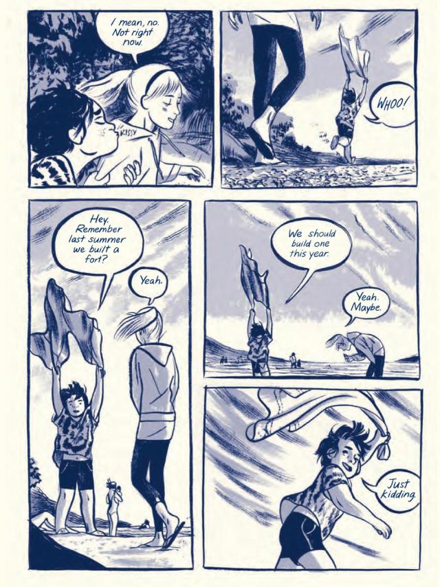 Viñetas de la novela gráfica censurada en EEUU.