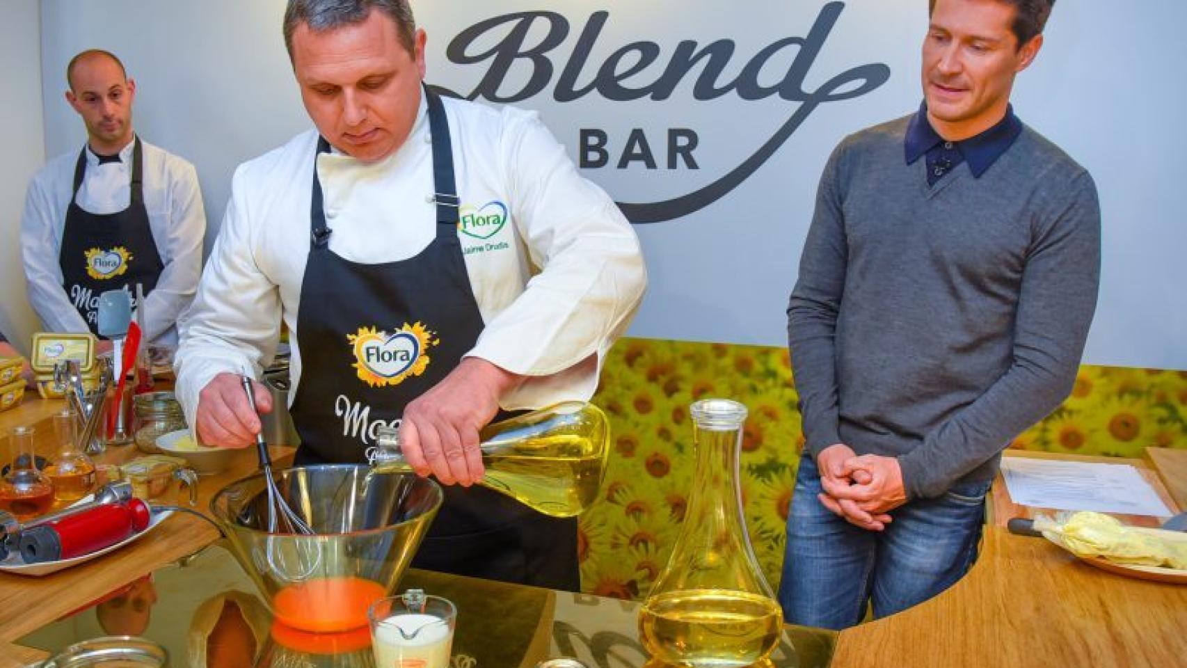 Jaime Cantizano amadrinó un evento de una conocida margarina