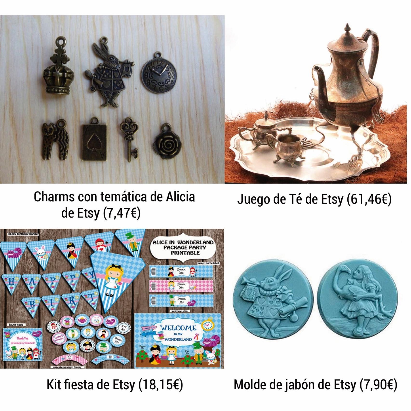 Productos temáticos sobre Alicia en Etsy