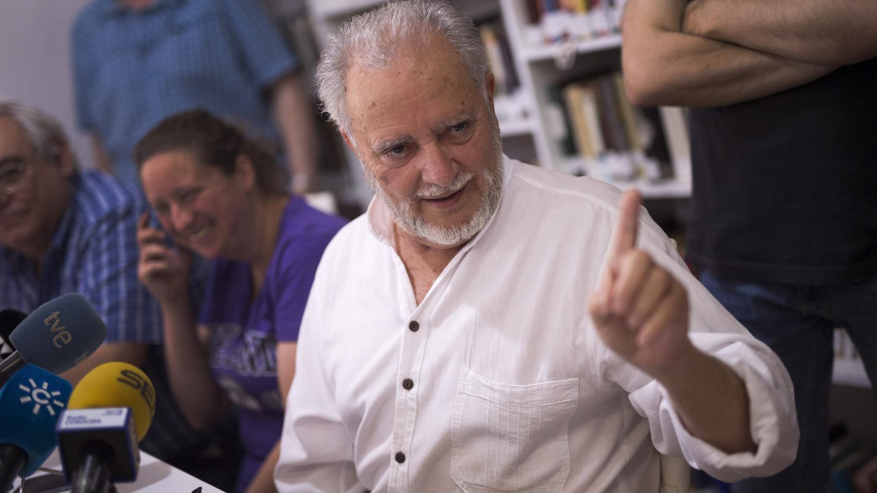 Julio Anguita, en Córdoba.