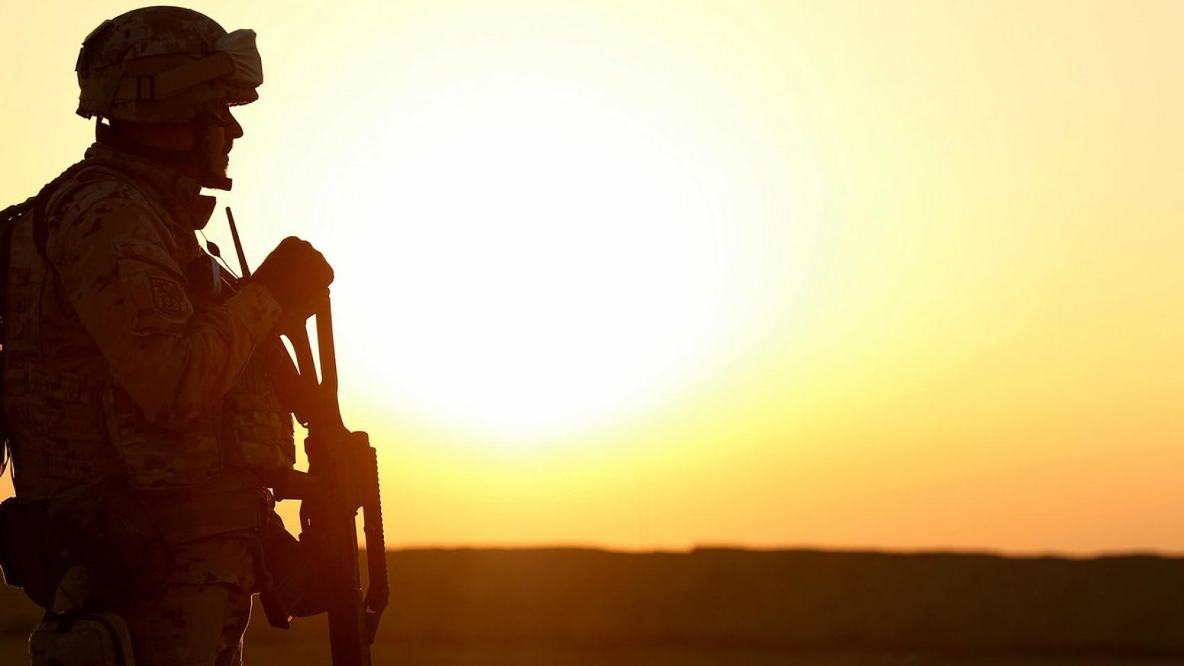 Un efectivo español destinado en Irak.