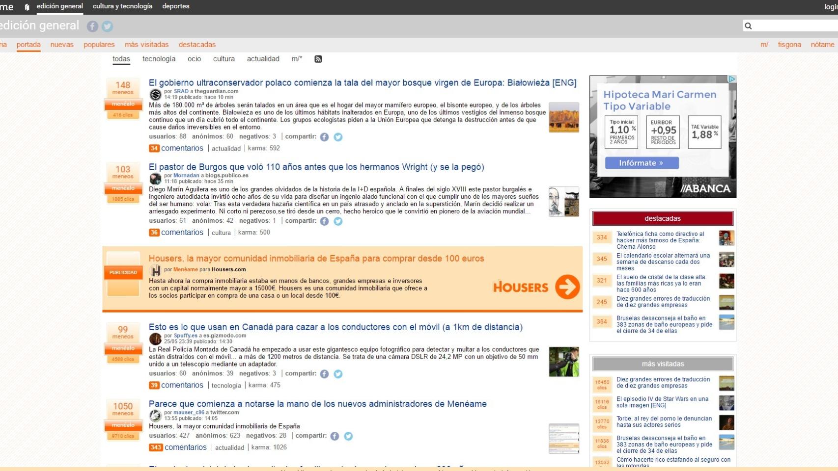 La primera campaña de publicidad es de Housers.