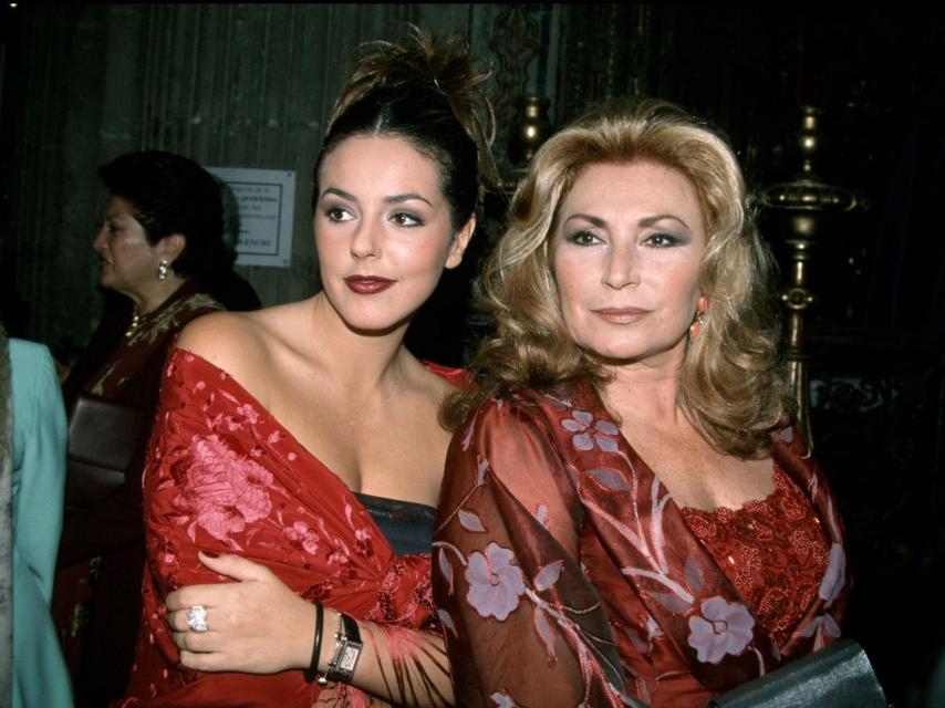 Rocío Jurado con su hija
